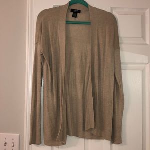 Tan cardigan